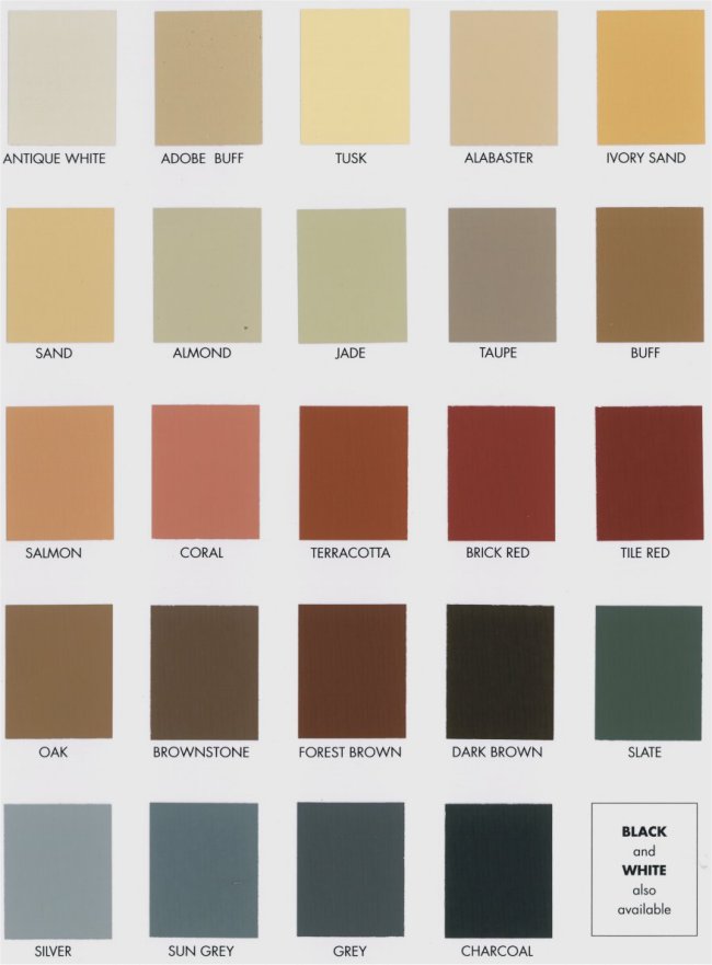 New Look Stain Color Chart